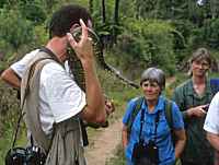 Boa with audience - click for larger image in new window