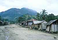Last village at Majoroejy - click for larger image in new window