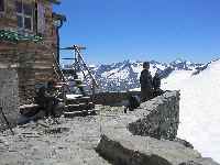 Terrace of the Brandenburger Hütte