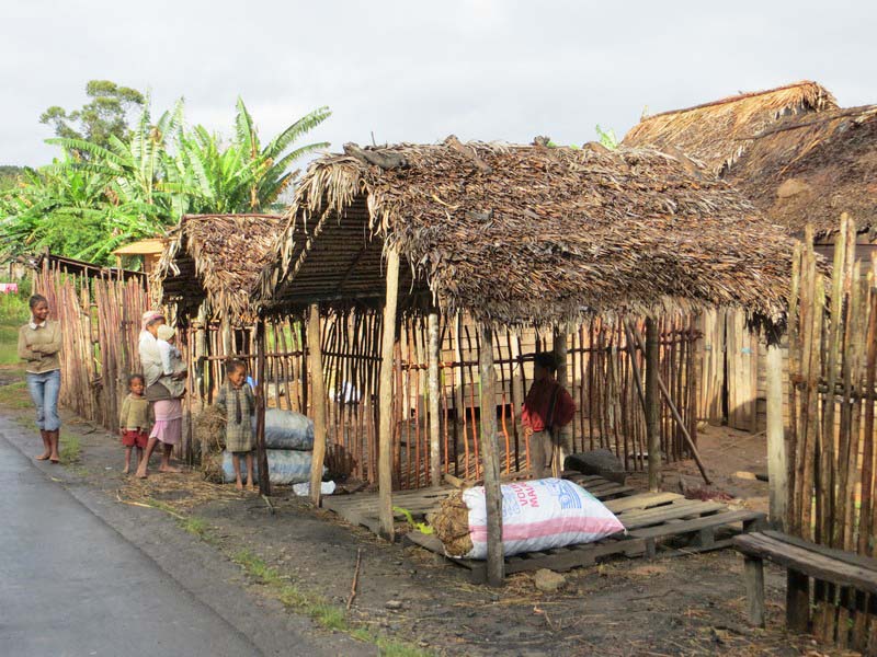 Photo of housing in Madagascar